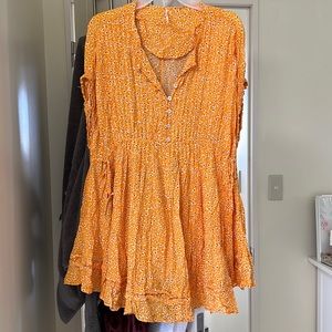 Yellow/orange Free People dress